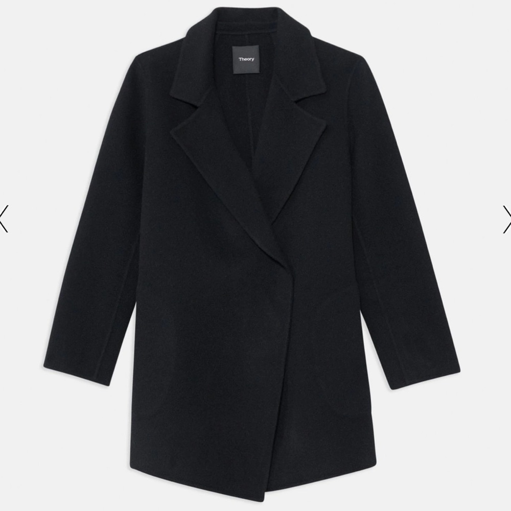 Theory Clairene Jacket in Double-Face Wool-Cashmere